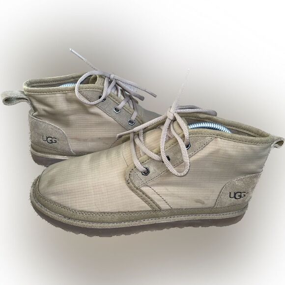 UGG Neumel Ripstop Chukka Treadlite Boots Tan 8 Men’s - Picture 1 of 5